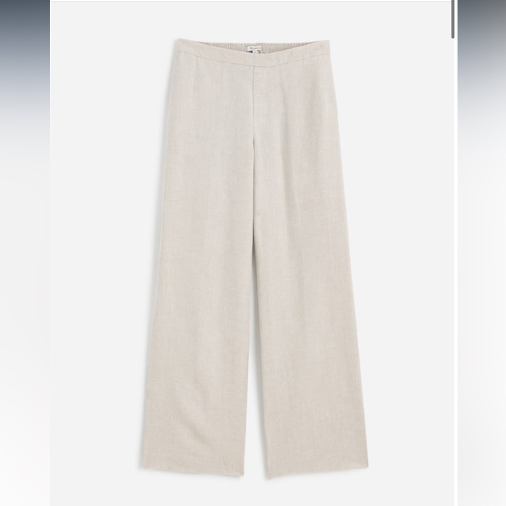 NWT Madewell The Easy Pull-on Pant in 100% Linen Women’s size M - Picture 6 of 16